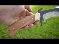 Making a Hunting Knife from a Plow disc