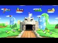 Mario Party 9 Step It Up - Mario vs Sonic vs Koopa vs Spongebob (Master CPU)