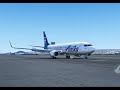 Butter Landing with the Boeing 737-800NG | X-Plane 10 Mobile #swiss001landing