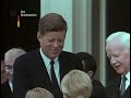 Militärische Ehren der Bundeswehr für John F. Kennedy (1963) Wachbataillon BMVg + Musikkorps