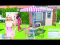 I made my sims live in Barbie land! // Sims 4 renting in Barbie land