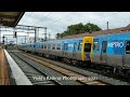 Trains at Mordialloc Station - 3-Way Cross