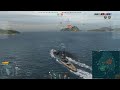World of Warships - Tier 5 Battleship Cesare replay.