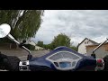 Vespa Primavera 125cc September 2022; Sewage Lake Near Munich; Cockpit-View, No Music ᴴᴰ