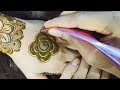 Beautiful Dubai style Khafeef bold Henna Design for back hand