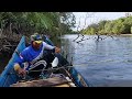 During the afternoon high tide, a big Bumblebee fish struck and made Reel scream