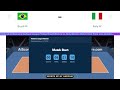 Brazil Vs Italy LIVE Score UPDATE Today Match FIVB Volleyball Women's Nations League 2024 VNL LIVE