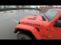 2020 Jeep Wrangler Unlimited Rubicon EcoDiesel - Rainy POV Test Drive (Binaural Audio)