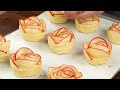 Dessert in 5 minutes! Just puff pastry and 2 apples