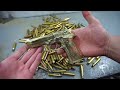 Сasting gun - Trash to treasure . Melting cartridge case - ASMR brass casting
