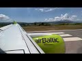 airBaltic A220 YL-ABG landing at Tivat Airport TIV