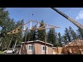Building our Dream Home 8 | Installing the Trusses and Roof System