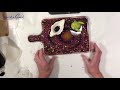 Resin Cutting / Charcuterie Board with Micas, Pigments, Flakes, Glitter - from Resin & More May Box