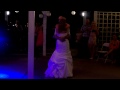 Aimee and David's first dance as Mr. and Mrs. O'Connell
