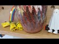 Easy DIY Glass Resin Vase - Epoxy Art on a Vase on a Cup Turner