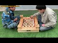 Woodworking Ideas From Scrap Wood // The Process Of Building A Very Meticulous And Unique Chessboard