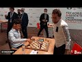 Alireza Firouzja disturbed by the flash of a camera | Firouzja vs Aronian | World Blitz 2021