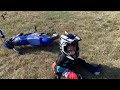 Fooligan Jr.’s first motovlog... and he hits a chair (Just like Dad)