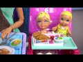 Barbie & Ken Family Airplane Travel Routine - Titi Toys