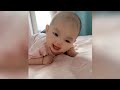 Best cute baby Funny and Adorable moments | Funny reaction cute baby compilation trying to laugh