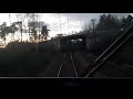 TRAIN DRIVER'S VIEW: Stockholm-Uppsala (Part 1 of 2)