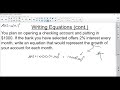 7-1 Exponential Functions - Algebra 2