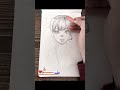 How to Draw Anime Cute Girl portrait with Pencil♡Easy Drawing Tutorial♡Step by Step