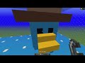 Using ONE WAY GLASS to CHEAT In an UNDERWATER MINECRAFT MOB BATTLE...