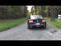 2015 Mustang V6 Muffler delete with resonated tips