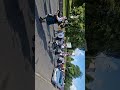 Balaklava Pipes And Drums at purple poppy event. 03/08/24 Parade through the streets Pt 1