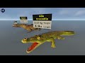 Reptiles Size Comparison 3D Animation: From Tiny Geckos to Giant Crocodiles