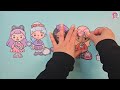 Paper Diy ✨Toca Boca x Inside out Room Idea #asmr #quietbook #tutorial #종이놀이