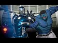 Blue Hulk & Blue Iron Man VS Red Hulk & Red Iron Man - Marvel vs Capcom Infinite