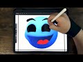 Drawing GEOMETRY DASH Difficulty Faces ORIGINAL VS  3D all