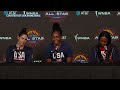 Kelsey Plum, Chelsea Gray & Jackie Young on the DIFFERENCE between playing for Aces and Team USA