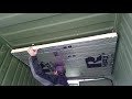 Installing Foam Board Insulation in the Shipping Container Battery Shed