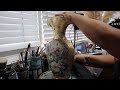 Gold Leaf to transform a Vase, A Duck and a Kitty Cat! Gold Leaf vs. Metallic Paint.
