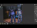 (P3D)(FNAF) | Withered Bonnie Office Pose | Speed Build |