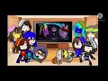 some of frisk and chara aus react to villain sans squad opening 2.0//undertale aus//gacha club//