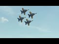 US Navy Blue Angels fly in Kansas City Air Show