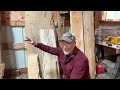 Making Live Edge Countertops w Blue Pine Wormwood for Off Grid Cabin.