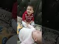 Baby is playing with brother #emotional #viral #love #funny #life #capcut #family #pakistan