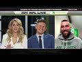 What are the best BBQ places in Kansas City? 🍖 Travis Kelce ANSWERS 😳 | NFL Live