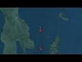 Leyte Gulf - Battle of Surigao Strait - Animated