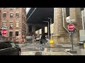 Rainy Brooklyn 4K - Driving Downtown - New York City USA