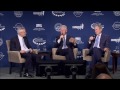 President George W. Bush and President Bill Clinton discuss Presidential Leadership Scholars