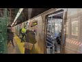 MTA New York City Subway A, B, C, D, E, F, N, & Q Trains In Manhattan & Brooklyn (1/8/21)
