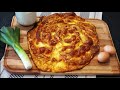 How to make phyllo dough leek pie with feta cheese || Easy recipe