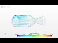 Rocket engine water jacket coolant flow simulation