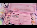Nintendo Switch Pink JoyCon unboxing + Accessories Haul + Sailor Moon Make Over
